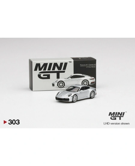MINI GT PORSCHE 911 CARRERA 4S GT SILVER METALİK