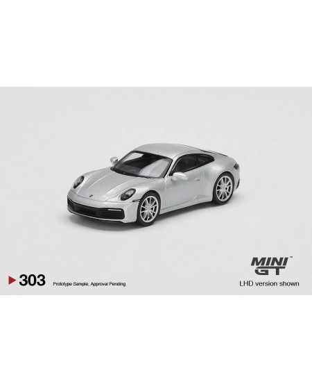 MINI GT PORSCHE 911 CARRERA 4S GT SILVER METALİK