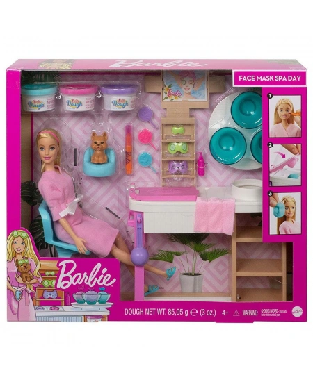 BARBİE YÜZ BAKIMI YAPIYOR OYUN SETİ
