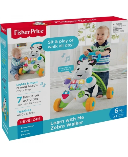 MTTL FISHER PRICE MELODİLİ ZEBRA YÜRÜTEÇ DHL