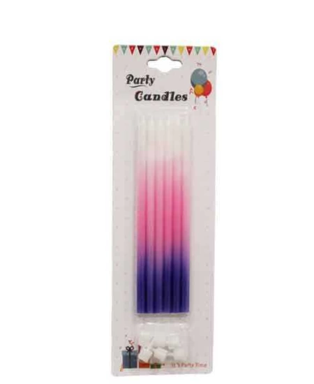 ND MUM ÇUBUK RENK GEÇİŞLİ MOR PEMBE TONLAR 15CM