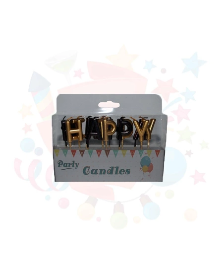 ND MUM HAPPY BIRTHDAY HARFLİ SİYAH ALTIN
