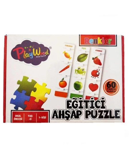 ONYL EĞİTİCİ AHŞAP PUZZLE-RENKLER
