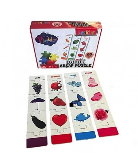 ONYL EĞİTİCİ AHŞAP PUZZLE-RENKLER