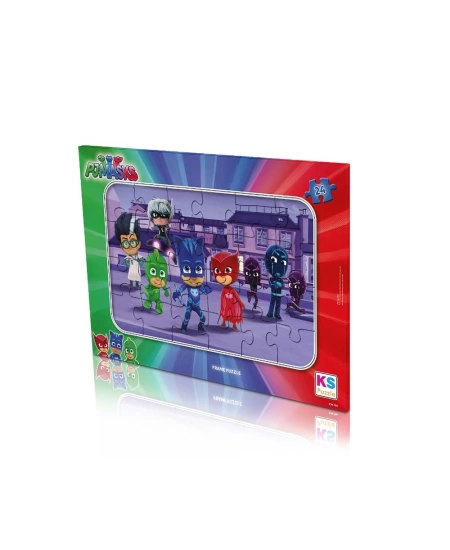 KS GAMES PJ MASKS FRAME PUZZLE 24 PARÇA