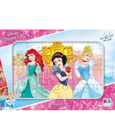 KS GAMES PRİNCESS FRAME PUZZLE 24 PARÇA