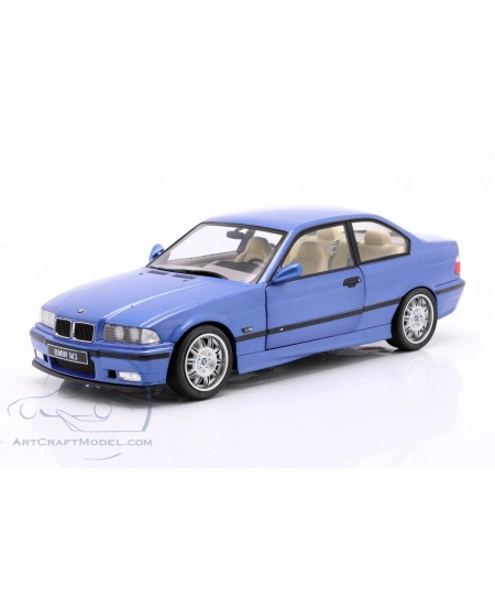 SOLİDO 1/18 BMW E36 COUPE M3 - BLEU ESTORIL -1990