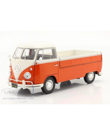 SOLİDO VOLKSWAGEN T1 PICK UP -ORANGE & WHITE -1950