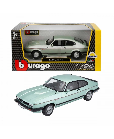 BURAGO 1/24 (A) FORD CAPRI 1973 YŞL.