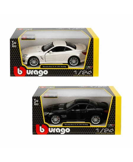 BURAGO 1/24 (A) MERCEDES-BENZ SL 65 AMG HARDTOP 2R.
