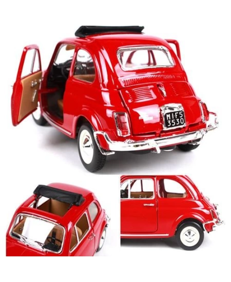 BURAGO 1/24 (B) FIAT 500L 1968 KRMZ.