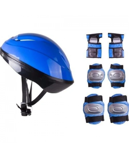 FRKN KASK DİZLİK VE DİRSEKLİK SETİ MAVİ