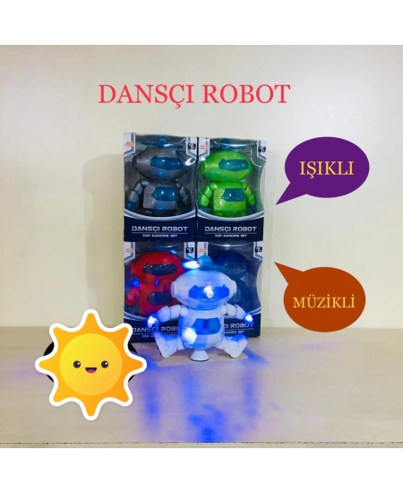 IŞIKLI MÜZİKLİ DANSÇI ROBOT