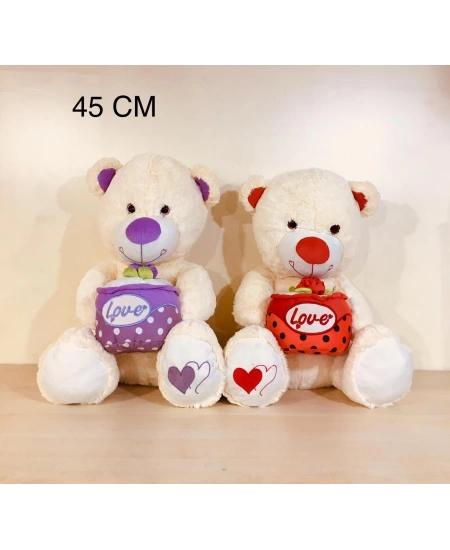 OTR PELUŞ 45CM ÇİÇEKLİ AYI