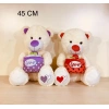 OTR PELUŞ 45CM ÇİÇEKLİ AYI