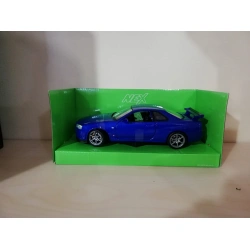 WELLY 1/24 NISSAN SKYLINE GT-R R34 24108W