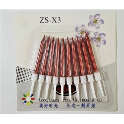 ND MUM BURGULU 8 CM 10LU KIRMIZI (NET)