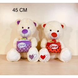 OTR PELUŞ 45CM ÇİÇEKLİ AYI