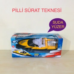 SUDA GİDEN SÜRAT GEMİSİ PİLLİ