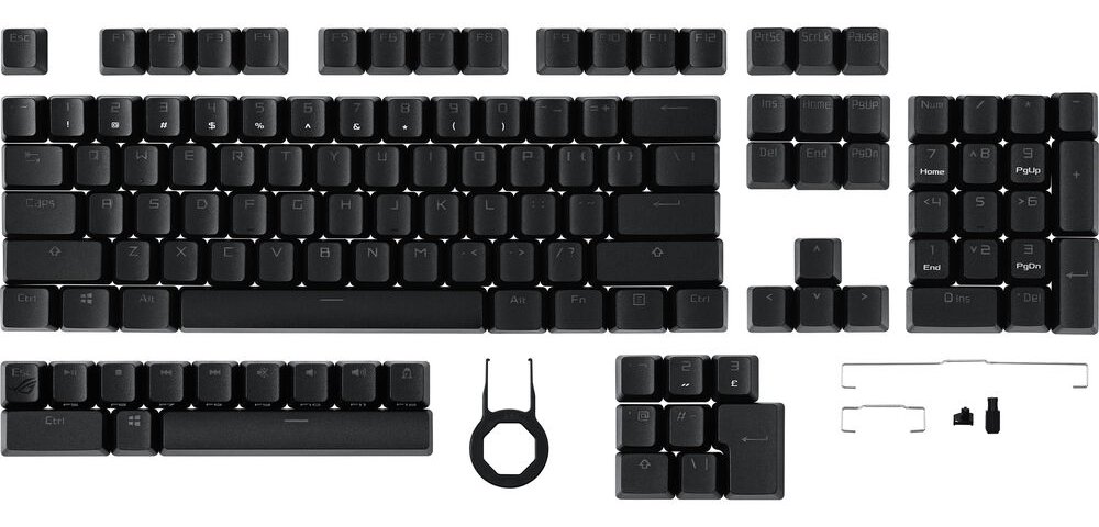 ROG PBT Doubleshot Keycap Set for ROG NX Switches ROG PBT Doubleshot Keycap Set for ROG NX Switches