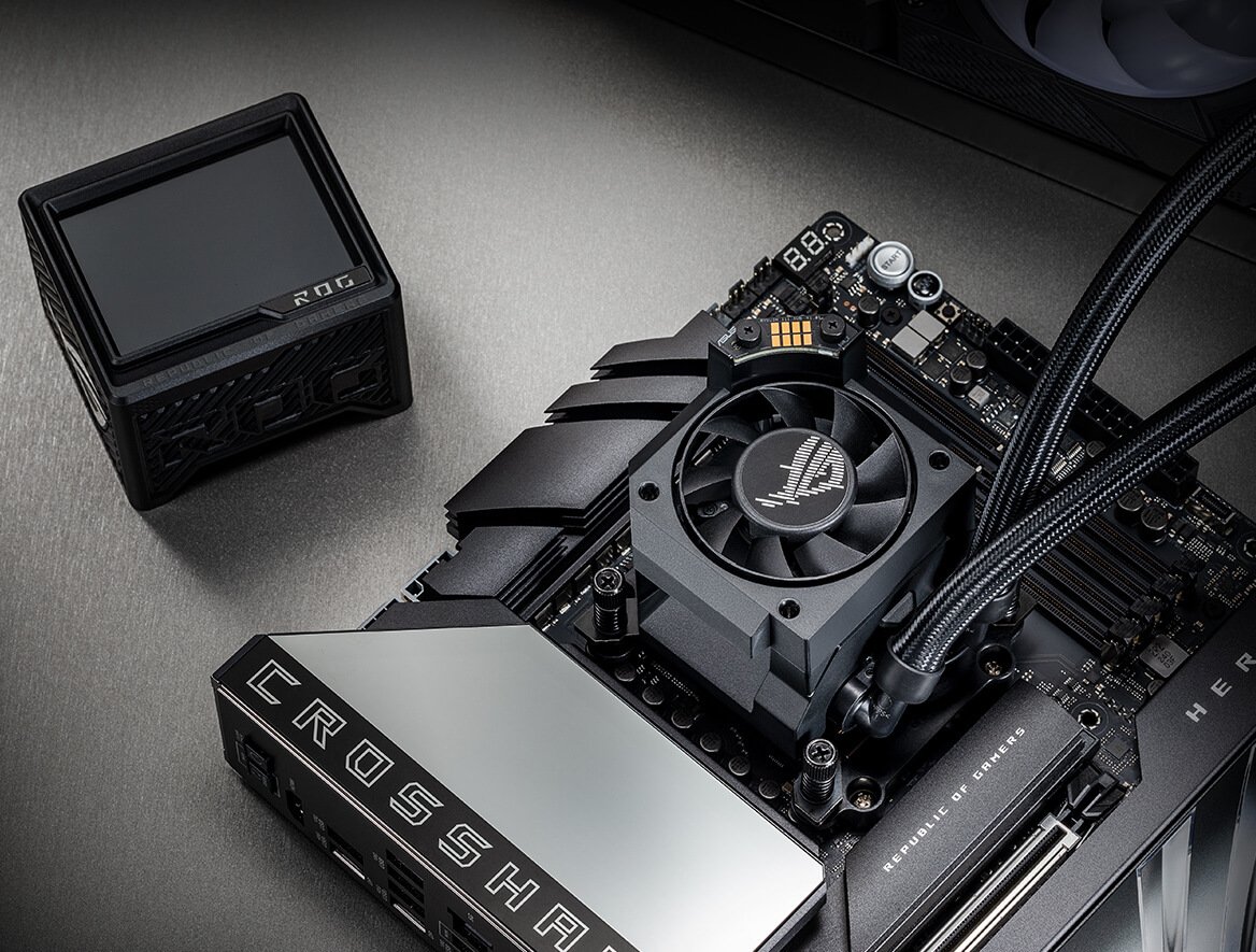 ASUS ROG Ryujin III 360 ARGB Extreme Gömülü VRM Fanı
