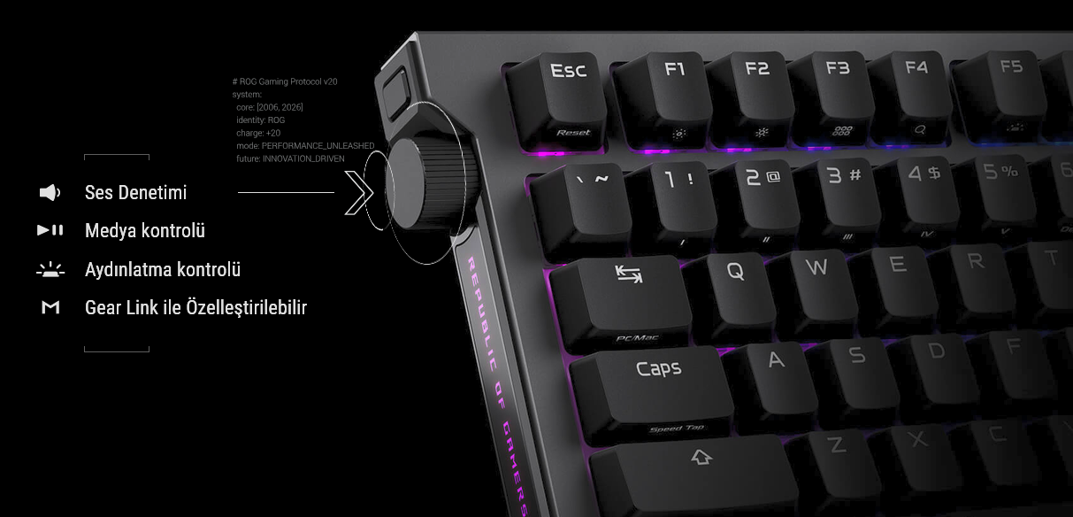 ASUS ROG Strix Morph 96 Wireless Sezgisel Kontroller