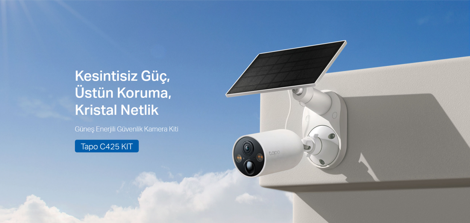 TP-Link Tapo C425 Kit Güneş Enerjili