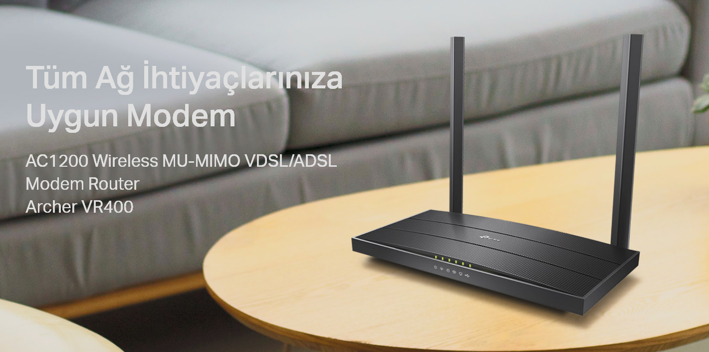 TP-Link Archer VR400 Modem Router