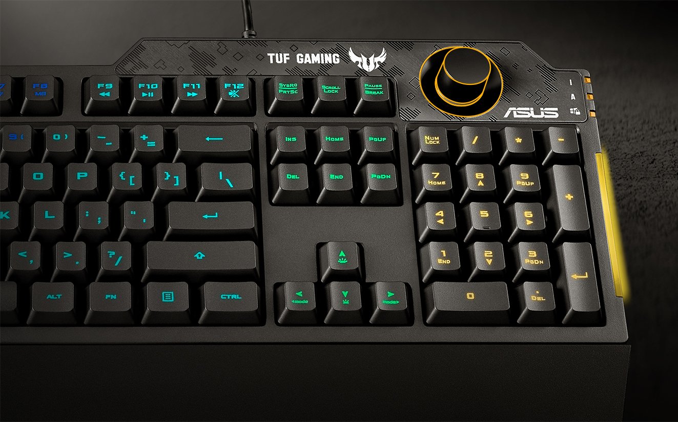 ASUS TUF Gaming K1 RGB Tasarım