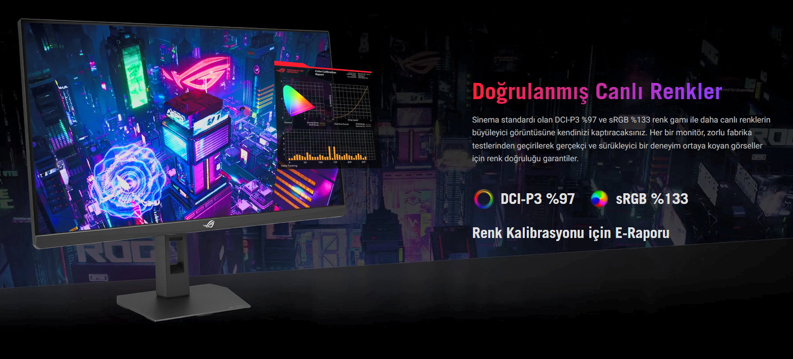 XG27ACSR Canlı ve Doğrulanmış Renkler