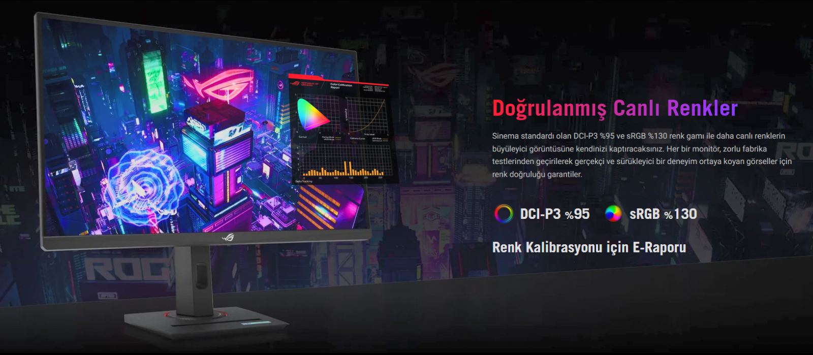 XG27UCS Gerçek ve Doğrulanmış Renkler
