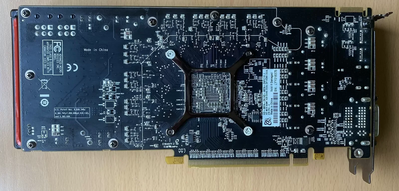 Ekran Kartı PCB Arka
