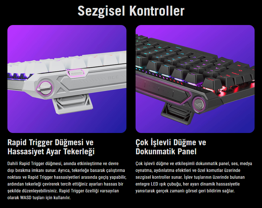Rapid Trigger ve Speed Tap Özelliği