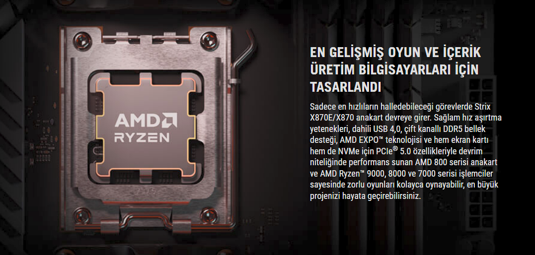 ROG STRIX X870E-E GAMING WIFI7 NEO AMD Ryzen