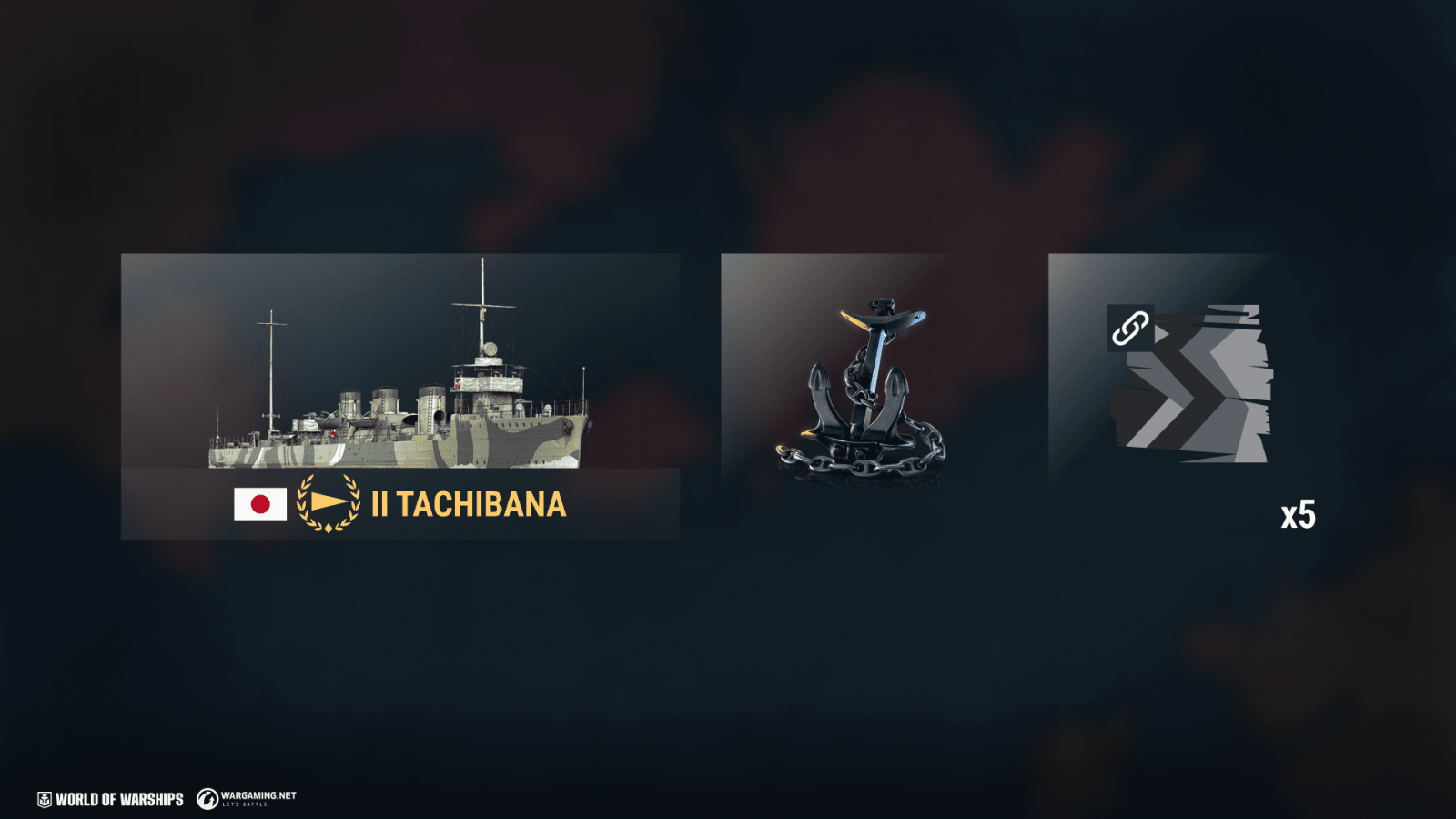 World of Warships Epic Anniversary Tachibana Pack Bedava