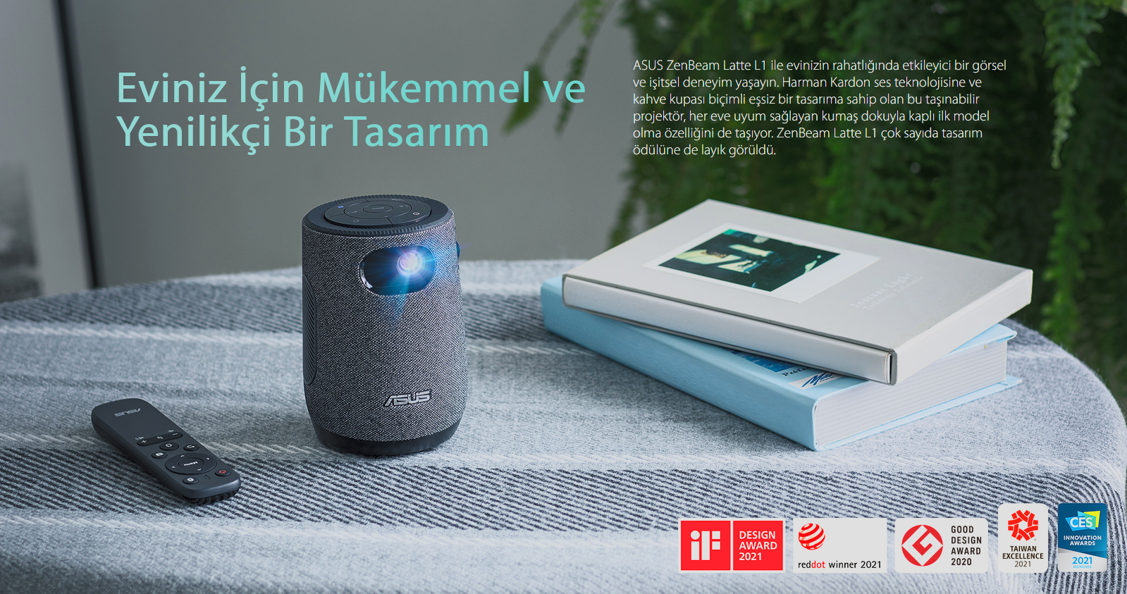 ASUS ZenBeam Latte L1 Tasarım