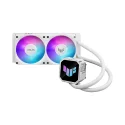 ASUS TUF Gaming LC III 240 ARGB White Edition Aura Sync Intel LGA1851-1700 ve AMD AM5 Destekli 240mm Beyaz İşlemci Sıvı Soğutucu