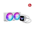 ASUS TUF Gaming LC III 240 ARGB White Edition Aura Sync Intel LGA1851-1700 ve AMD AM5 Destekli 240mm Beyaz İşlemci Sıvı Soğutucu