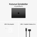MacBook Pro 14 inç M4 Pro 12CPU 16GPU 24GB 512GB Uzay Siyahı MX2H3TU/A