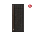 ASUS ProArt PA602 Walnut Wood Edition - Temperli Cam Yan Panel Ceviz Ağacı Ön Panel Mid-Tower e-ATX Bilgisayar Kasası