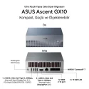 ASUS Ascent GX10 Nvidia GB10 CPU Blackwell GPU LPDDR5X 128GB RAM 1TB NVMe SSD Yapay Zeka Mini Süper Bilgisayar