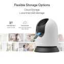 TP-Link Mercusys MC200 Pan/Tilt (Yatay/Dikey) Hareketli Ev Güvenlik Wi-Fi Kamerası