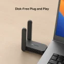 TP-Link Mercusys MA32H AC1300 High-Gain Dual Band USB Wireless Ağ Adaptörü