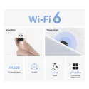 TP-Link Mercusys MA14N AX300 WiFi 6 Kablosuz Nano USB Ağ Adaptörü