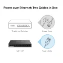 TP-Link Mercusys MS110P 8-Port PoE+ ile 10-Port 10/100Mbps Masaüstü Switch