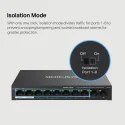 TP-Link Mercusys MS110P 8-Port PoE+ ile 10-Port 10/100Mbps Masaüstü Switch
