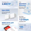 TP-Link Mercusys Halo H30G AC1300 İkili Set Tüm Ev Mesh Wi-Fi Sistemi