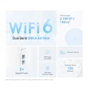 TP-Link Deco X10 AX1500 Tüm Ev Mesh Wi-Fi 6 Sistemi - 2li Paket