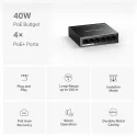 TP-Link Mercusys MS106LP 4-Port PoE+ 6-Port 10/100Mbps Masaüstü Switch