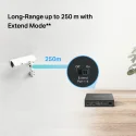 TP-Link Mercusys MS106LP 4-Port PoE+ 6-Port 10/100Mbps Masaüstü Switch